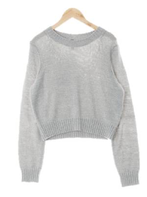h&m 그레이 보카시크롭니트