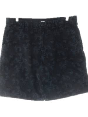 dkny 페일블랙 카모 린넨혼방 하프팬츠