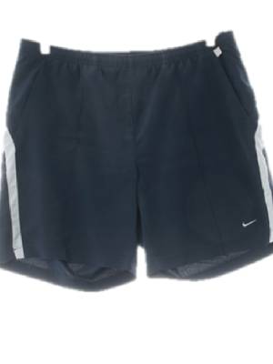 나이키 네이비 드라이핏 사이드배색핀턱스포츠반바지