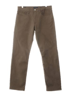 luckybrand 브라우니쉬카키 면혼방 슬림스트레이트팬츠