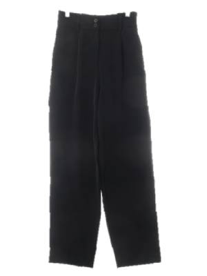 h&m 블랙 핀턱하이웨스트실키슬랙스