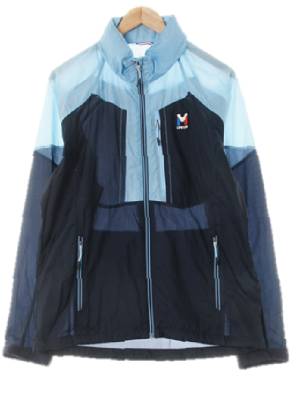 밀레 나이트타임블루스카이블루 투톤배색경량바람막이