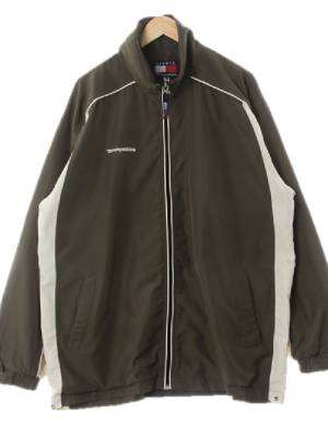 tommyatkins 카키 레트로박시바람막이