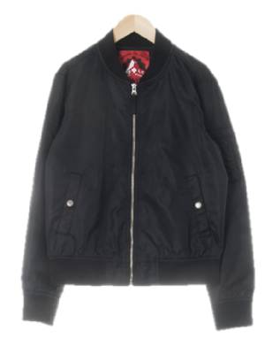 swib 블랙 광택바스티항공집업점퍼