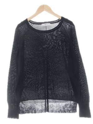 자라니트 네이비 레글런언발니트