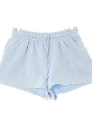 h&m 라이트윈드서퍼블루 면 솔리드밴딩숏팬츠