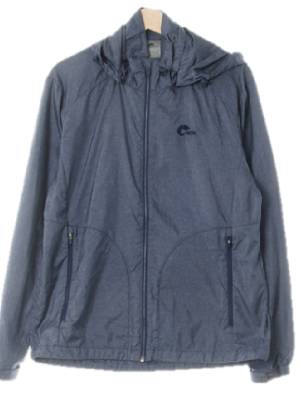 네파 멜란지라이트네이비 로고방풍등산자켓