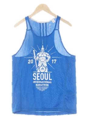 아디다스 브라이트블루 클리마라이트 이순신장군망고러닝나시