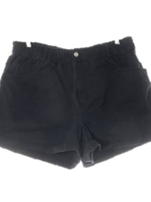 h&m 다크네이비 면 카브라밴딩반바지