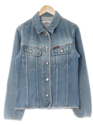 leecooper 인디고 데님 슬림둥근포켓청재킷