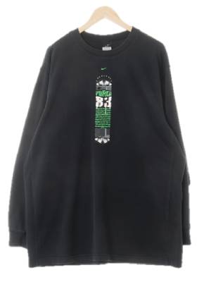 나이키 라이트블랙 드라이핏 스몰센터로고스웨트셔츠
