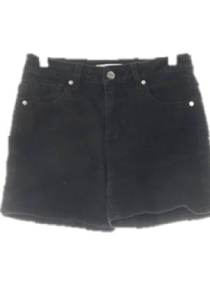 Guess 블랙 데님 로고버튼숏진
