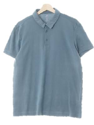 h&m 다크아틱그린 면혼방 기능성PK반팔티