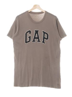 gap 브린들브라운 면 빅패치로고라운드반팔티