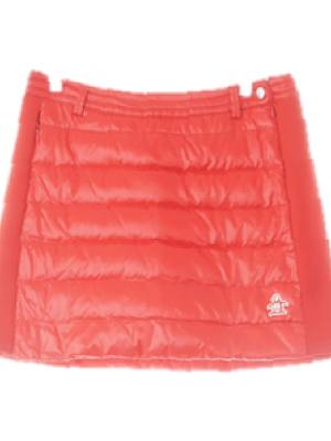munsingwear 딥레드 구스 펭귄패치패딩미니스커트