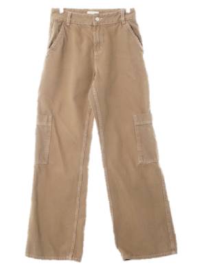 h&m 펜넬씨드브라운 데님 사이드빅포켓와이드진