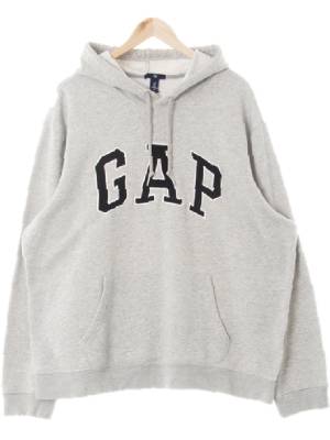 gap 멜란지그레이 면혼방 빅패치로고스웨트후디