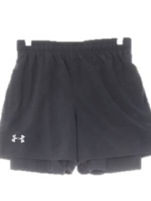 언더아머 블랙 프린팅 숏레깅스레이어드스포츠반바지