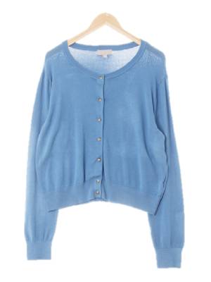 h&m 그라나다스카이블루 라운드베이직가디건