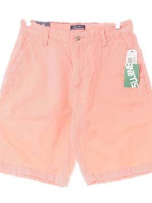 nautica 형광코랄핑크 면 하프심플팬츠