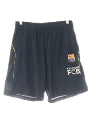 fcb 네이비 프린팅 파이핑스포츠반바지