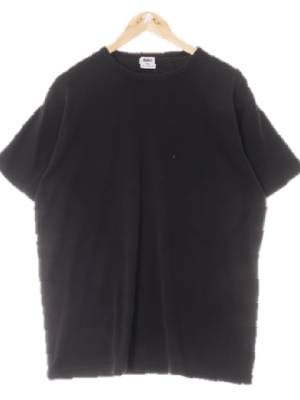 hdex 블랙 면혼방 라운드넥베이직반팔티