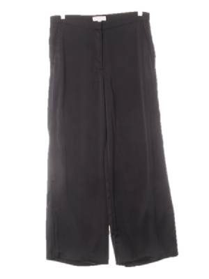 h&m 블랙 실키와이드슬릿슬랙스팬츠