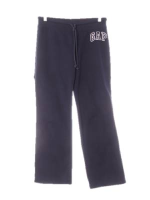 gap 네이비 면혼방 로고세미부츠컷트레이닝팬츠