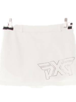 pxg 화이트 빅로고미니골프스커트