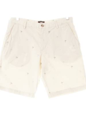 h&m 베이지 멀티야자수패턴 면 치노하프팬츠