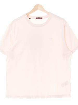 Guess 블로썸핑크 면 톤온톤삼각로고반팔티