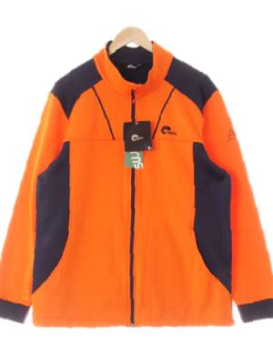 네파 오렌지팝시클네이비 투톤블럭하이킹웜집업