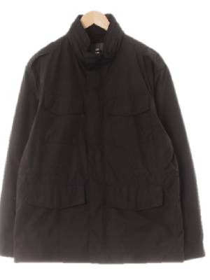 h&m 블랙 무광하이넥방풍자켓