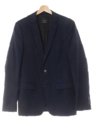 자라맨 네이비 투버튼싱글숏카라블레이저