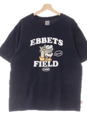 ebbetsfield 네이비 면 피스반팔티
