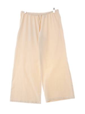 h&m 아이보리 면 울트라와이드스트레치팬츠