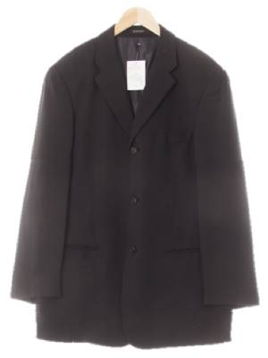 dkny 블랙 울 쓰리버튼하프블레이저자켓