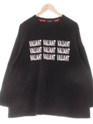 valiant 블랙 레터링패턴 면 루즈핏7부티