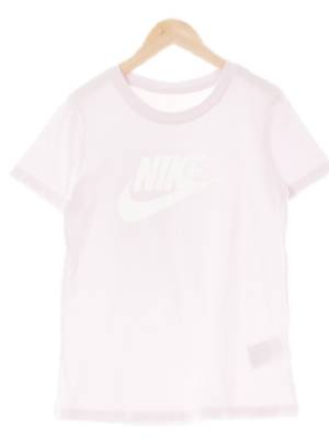 나이키 베이비핑크 면 빅로고레귤러핏반팔티