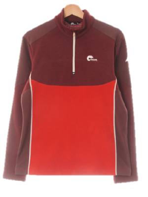 네파 버건디칠리페퍼레드 반집업기능성웜등산티