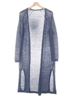 gap 엔사인블루 린넨혼방 오픈라이트롱가디건