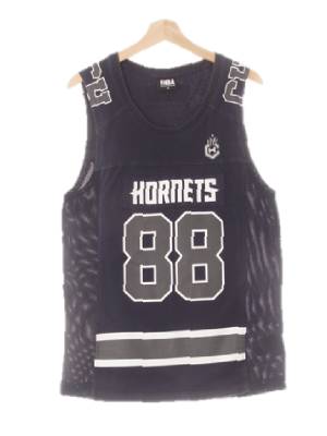 NBA 네이비 프린팅 면 넘버88민소매롱티