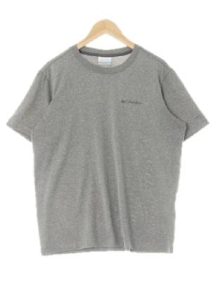 콜롬비아 멜란지그레이 프린팅 레터로고스포츠반팔티셔츠