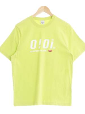oioi 라임 로고프린팅 면 라운드반팔티