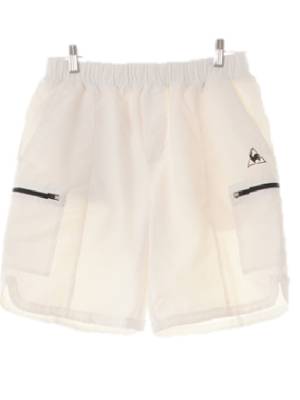 르꼬끄 화이트 절개라인바스락스포츠반바지