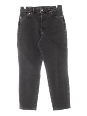 h&m 흑청 데님 텐션도톰슬림진 