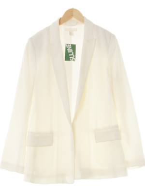 h&m 아이보리 피크드라펠오버핏오픈블레이저 
