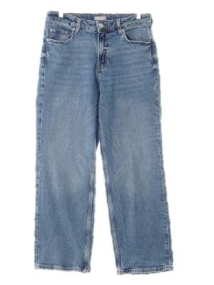 h&m 중청 데님 워싱스트레이트핏진 