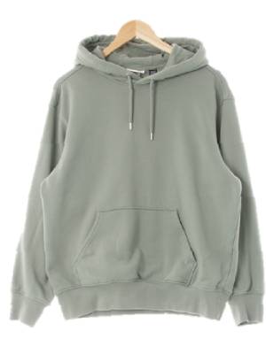h&m 블루서프그린 면 워싱포켓스웨트후디 
