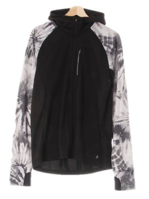 h&m 블랙그레이 라글란소매타이다이후드집업